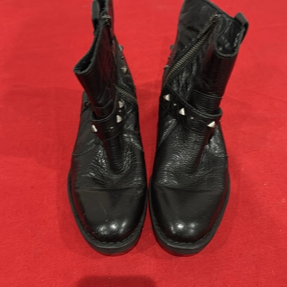 Born Black Ankle Boots with Studded Strap - Picture 4 of 4